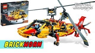 Helicopter 9396 BModel Time Lapse  Brickworm [upl. by Onileva97]