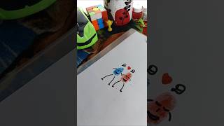 Making finger paint together💫💖art paint couplegoals giftideas cute shortsfeed shorts finger [upl. by Sinaj]