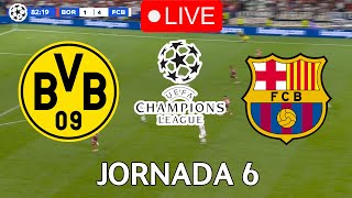 🔴EN VIVO  🔥BORUSSIA DORTMUND FC BARCELONA EN VIVO 🏆 CHAMPIONS LEAGUE 2425 JORNADA 6🏆BARÇA HOY [upl. by Eliath279]