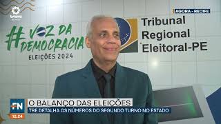 EleiçõesTVNova  TREPE faz balanço do segundo turno das eleições municipais JFN 28102024 [upl. by Akihsat]