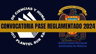 Convocatoria Pase Reglamentado UNAM 2024 [upl. by Leahcimnoj957]