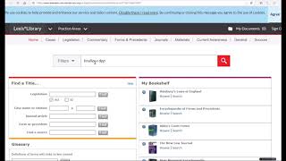 How to access LexisNexis [upl. by Nnaillij]