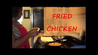 Frying Chicken  Wings amp Tenders  My FIRST Cooking Video  Story Time [upl. by Nutsud]