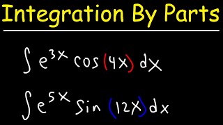 Integration By Parts  Integral of ex Sinx Form [upl. by Oivat805]