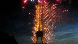 Bastille Day 2009 Fireworks at Eiffel Tower  Part 3 of 3 [upl. by Rocky]