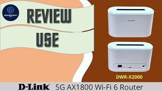 DLink DWRX2000 5G AX1800 WiFi 6 Router Review Unbox Setup and use [upl. by Haimarej]