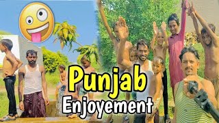 Punjab enjoyment Bohat Maza Aya Mangos 🥭🥭 bhe Toare ghass bhe kataa Ball ke sawarie bhe Ke [upl. by Aissej639]