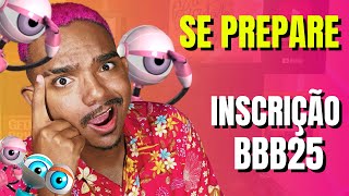 COMECE A SE PREPARAR PARA INSCRIÇÃO BBB [upl. by Bettina]