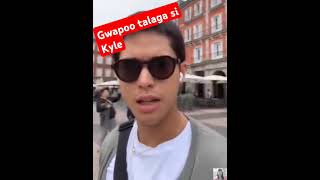 Kyle Echarri update in Madridyoutube youtubeshorts shortvideo handsome [upl. by Aneetsirhc]