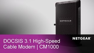 NETGEAR CM1000 Ultra HighSpeed DOCSIS 31 Gigabit Cable Modem [upl. by Judye]