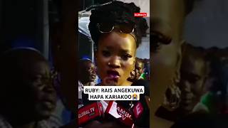 💔RUBY RAIS ANGEKUWA HAPA KARIAKOO😭🖤💔 globaltv shortsvideo viralvideo trending breaking live [upl. by Araihc]