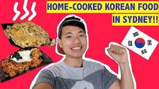 HomeCooked Korean Food in Sydney Part 1Cooking 한국 집밥   Kimchi Fried Rice amp Seafood Pancake [upl. by Terrilyn]