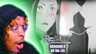 THAT ROSWAAL AND ECHIDNA KISSAYOOOO First Time REACTING To ReZERO S2 Episode 20  21 [upl. by Ury872]