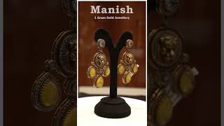 Latest Design  Manish 1 Gram Gold Jewellery [upl. by Letsyrk]