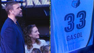 Marc Gasol FULL Jersey Retirement Ceremony 🙏 [upl. by Reece]