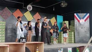 GROUP 4 PERFORMS RAP quotPAGIBIG SA BAYANquot FILIPINO 10 [upl. by Nahn766]