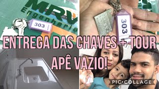 TOUR PELO APÊ VAZIO  RECEBEMOS AS CHAVES  MRV ♡ [upl. by Lyons]