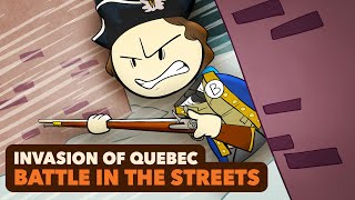 Invasion of Quebec Battle in the Streets  US History  Extra History  Part 3 [upl. by Hartley]