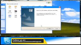 WIRELESSN USB NETWORK ADAPTER IN WINDOWS XP INSTALLATION WUNETA003AM [upl. by Acinet]