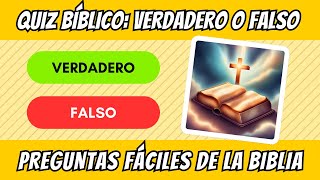 15 Preguntas de Verdadero o Falso ¿Cuánto Sabes sobre la Biblia [upl. by Nodnnarb]