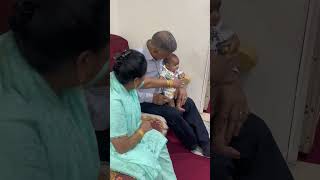 GRANDFATHER MEET GRANDCHILD FOR THE FIRST TIME  Jovy Librando official [upl. by Tnomad]