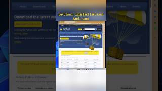 Download and Installation of python IDE and use  shorts python [upl. by Ludlow]