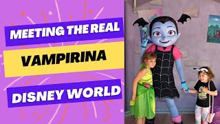 Meeting the real VAMPIRINA at Disney World [upl. by Pall]