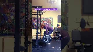 Barbell Rows strengthtraining backdayworkout pullday backday fit45 [upl. by Plotkin]