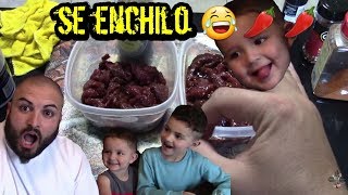 Carne ceca de VENADO al Horno y mis 2 Niños las prueban [upl. by Enilrae]