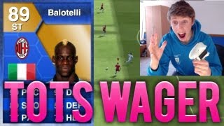 TOTS BALOTELLI LIVE WAGER  Fifa 13 Ultimate Team Team Of The Season [upl. by Lerud]