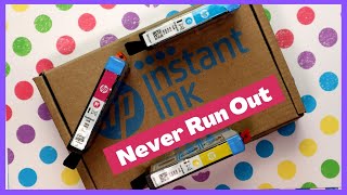 Never Run Out of Printer Ink with Hewlett Packard Instant Ink Subscription Program [upl. by Dnalevets]