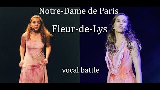 NotreDame de Paris FleurdeLys vocal battle Julie Zenatti vs Alyzée Lalande [upl. by Berck351]