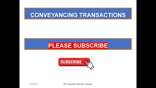 Conveyancing Recording Transfer Duties SARS [upl. by Ahsinid]