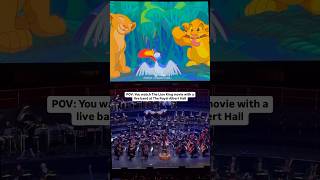 The Lion King movie with a live band at The Royal Albert Hall 🦁🥁🎻🤩 [upl. by Maller697]