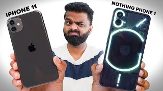 The Epic Battle iPhone 11 vs Nothing Phone 1 [upl. by Valdis58]