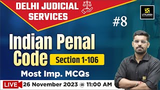 India penal code Section 1106  Most important questions  Hardik Sir [upl. by Saiasi313]