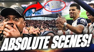 ABSOLUTE SCENES AT THE SPURNABEU Tottenham 41 Aston Villa EXPRESSIONS VLOG AND HIGHLIGHTS [upl. by Eibreh883]