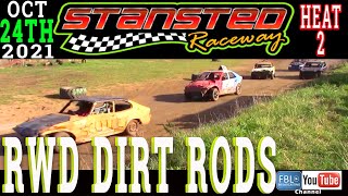 Stansted Raceway RWD DIRT RODS HEAT 2 24th October 2021 Stock car Banger racing freetowatch [upl. by Deck]