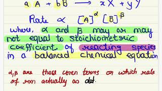 Chemical KineticsRate law [upl. by Naej878]