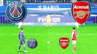 PSG VS ARSENAL  FC 24 PENALTY SHOOTOUT RONALDO VS MESSI FC24 RONALDO MESSI [upl. by Renny]