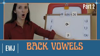 Pronunciation of English Vowel Sounds  Back Vowels  Part 2 [upl. by Ekeiram533]