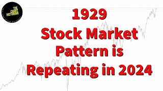 Stock Market Crash Alert 1929 Stock Market Pattern is Repeating in 2024 [upl. by Ellerihs]