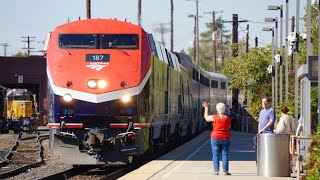 Roseville Railfanning Day 6 New paint and old paint [upl. by Twum]