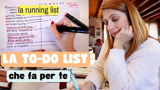 COME ORGANIZZARE LE GIORNATE E GLI IMPEGNI  La todo list efficace  Creativemme [upl. by Manus]