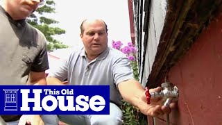 How to Install a FrostProof Faucet  This Old House [upl. by Hofstetter419]