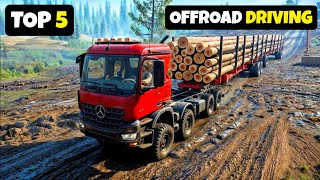 Top 5 offroad games for android offline  Best offroad games on Android 2024 [upl. by Fachan911]