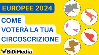 Elezioni 2024  ULTIMO SONDAGGIO PER CIRCOSCRIZIONE Come votano le varie parti dItalia [upl. by Arly]