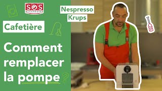 🤔 Comment remplacer la pompe de sa cafetière Nespresso Krups [upl. by Nnairek]