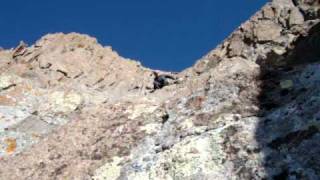 Wetterhorn Peak 3rd Class Climbing Video 1 [upl. by Anerec174]