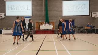 Newcastle Festival 2017  Edinburgh Scottish Dancers  Mixed Team  Miss Dumbreck [upl. by Ttessil]